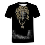 Camiseta De Hombre Con Estampado 3d Del Rapero Lil Durk