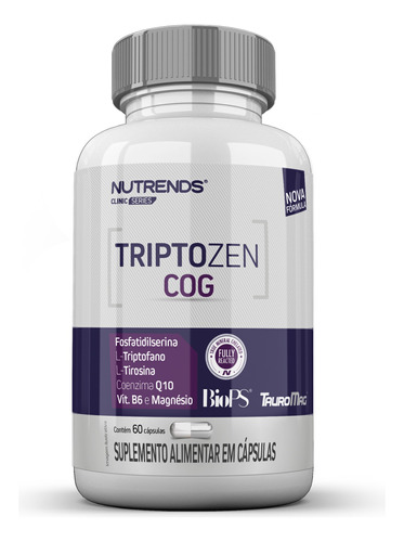 Triptozen (triptofano + L-tirosina) 60cps - Original 