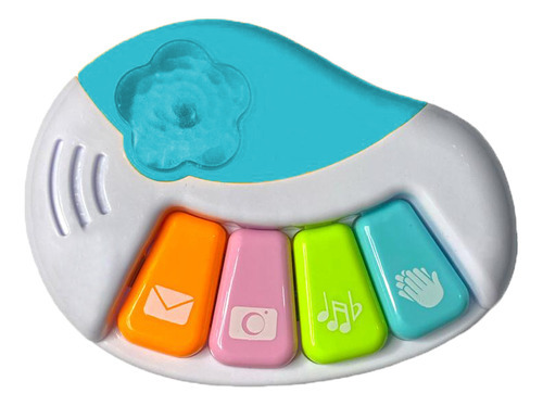 Mini Piano Interativo Aprenda Divertido Com Música Infantil Cor Sortido