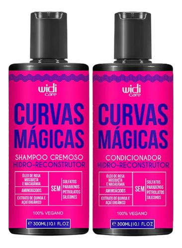 Kit Widi Care Curvas Magicas Shampoo Condicionador