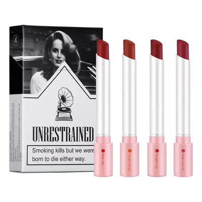 Lápiz Labial Mate Oxyglow 4 Colores Hidratante Larga Duración | MercadoLibre