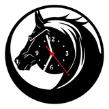 Relógio De Madeira Mdf Parede | Cavalo Animal 2