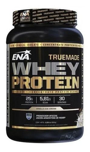 Whey Protein True Made Isolate Ena X 1kg X 3 Unidades Fctr