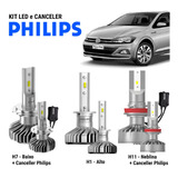 Full Led C/ Canceler Philips Farol E Internos - Polo Virtus 