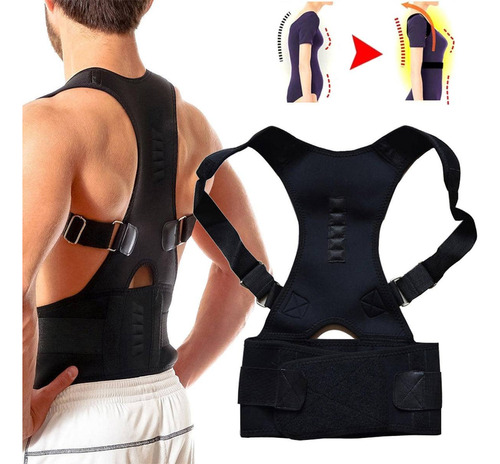 Faja Corrector De Postura Magnética Unisex Ayuda Lumbar