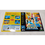 World Heroes - Encarte Japonês Repro Para Neogeo Aes