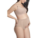 Trusa Bombacha Maternal Con Faja Microfibra Mora 1620