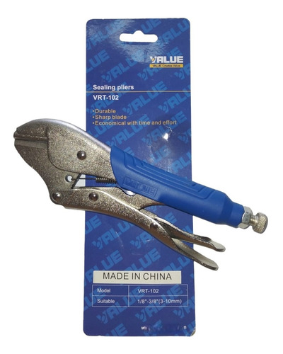 Pinza Selladora De Caño Refrigeración Value Vrt102 1/8 A 3/8