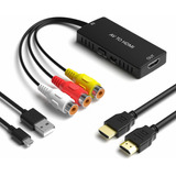 Convertidor Rca A Hdmi, Adaptador Compuesto A Hdmi Compatibl