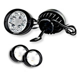 2 Faros Ovalado 6 Led Moto Aux. 18w Neblinero Fijo/estrobo