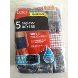 Set De 5 Boxers Marca Hanes Talla M