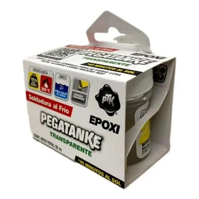  Pegamento Pegatanke Transparente Epoxica En Frio 32 Ml | MercadoLibre