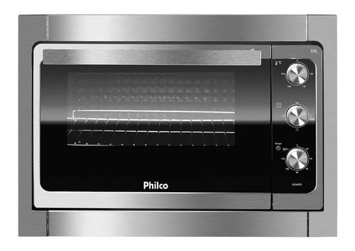 Forno Elétrico De Embutir Philco 55 Litros Inox Pfe55e  127