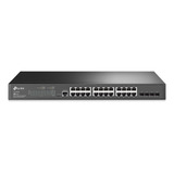 Switch Tp Link 24 Puertos Gigabit L2 + 4 Sfp