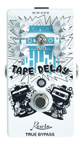 Pedal De Efectos Para Guitarra Rowin Re-01 Tape Delay True B