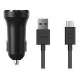 Cargador De Coche Sony An430 12w 2 Puertos Cable Usb Tipo C