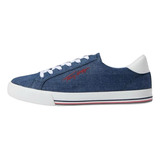 Tenis Casual Mujer Tommy Hilfiger Lahedi Mezclilla Original