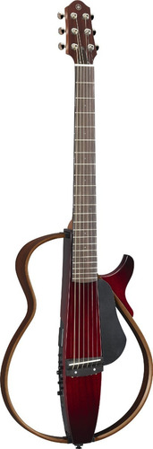 Violão Acústico Yamaha Slg200s Para Destros Crimson Red Burst Pau-rosa Brilhante