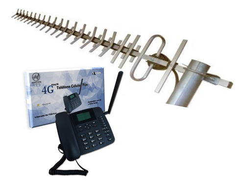 Teléfono Celular Rural 4g/3g Volte Con Antena Yagi 