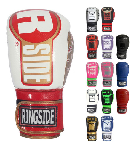 Guantes De Boxeo Ringside Large White/red