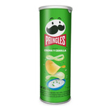 Papas Fritas Pringles Sabor Crema Y Cebolla X 124g