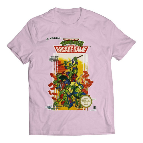 Playera Niño(a) Arcade Retro Tortugas Ninja 001