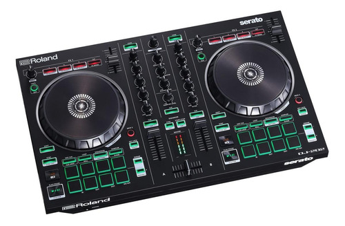 Controlador Roland Dj-202 Para Dj Productor, Color Negro