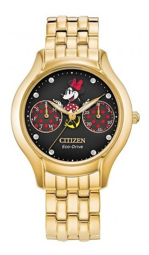 Reloj Citizen Eco Drive Disney Minnie Original Mujer E-watch