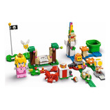 Bloques Para Armar Lego Super Mario Pack Inicial Aventuras Con Peach 354 Piezas  En  Caja
