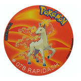 Mousepad De Tazo Pokemon De Modelo #078 Rapidash