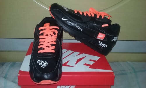 Tenis Nike Air Max 90 Just It Preto/laranja Nº40/41 Original