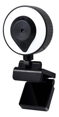 Webcam Camara Web Gadnic Full Hd 1080p Con Microfono Pc Usb Color Negro