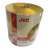 Dvd-r Jvc  100 Discos 120 Min 4.7 Gb Y 100 Sobres Blancos