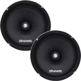 Par De Alto Falantes Médio Grave Snake Pro 8 Pol Esv 220 Rms