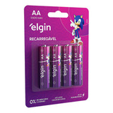 4 Pilhas Alcalina Aa Pequena 2500 Mah Recarregavel Bateria