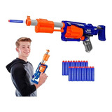 Pistola Metralleta Blast Toy Gun Lanza Dardos Juguete Niños