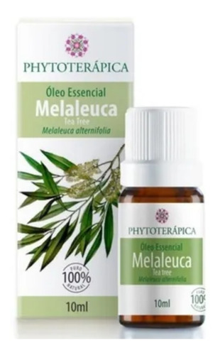 Óleo Essencial Melaleuca Antibiótico Natural Vegano 10 Ml