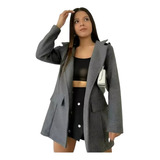 Tapado Mujer Campera Paño Saco Trench Abrigo Blazer