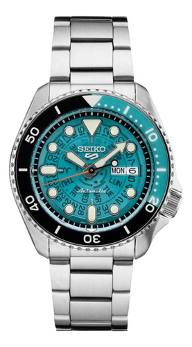 Relógio Seiko 5 Sports Srpj45k1 Skx Automático Azul 