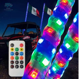 Par Antena Led 360º 1.5mts Control Remoto, Bluetooth Rzr