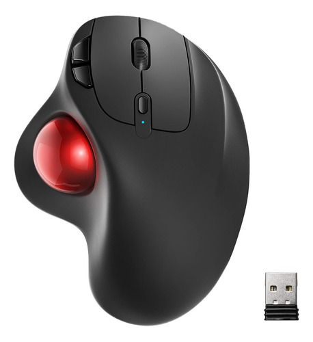 Mouse Nulea, M501, Inalambrico, Recargable, 4 Dpi, Negro