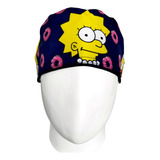 Gorro Quirúrgico Mujer Antifluido + Portacarnet Lisa Simpson