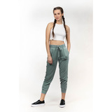 Jogger Buzo Franela Procesado Polemic Color Verde