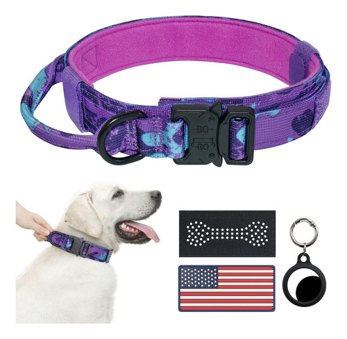 Hotsky Collar Tactico Para Perros Medianos Y Grandes, Ajusta