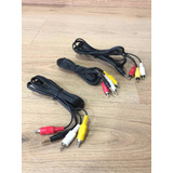 3 Cables Mini Plug 3.5mm A Rca Audio Y Video 1.5 M