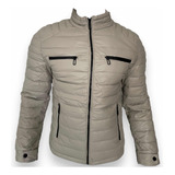 Chamarra Cazadora Hombre Nylon Impermeable Premium Slim Fit