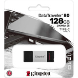 Pendrive Kingston 128gb Datatraveler 80 - Usb Tipo C - Dt80