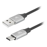 Cabo Usb C P/ Usb A Aluminum Premium 1.20m 2.4a 12w 5+