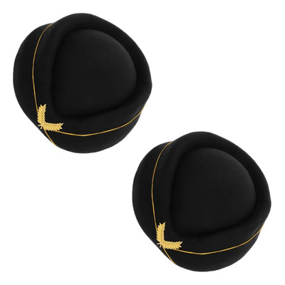 2 Piezas De Gorro De Azafata, Azafata, Cosplay, Boina | Envío gratis