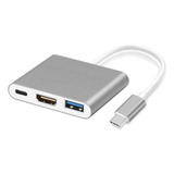 Adaptador Multipuerto Usb C Hub 4k Hdmi Pd, Tarjeta De Memor